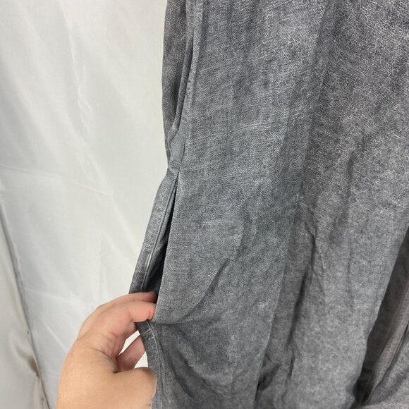 Elemente Clemente One Size Duster Cardigan Stonewash Gray Longline Adjustable - Picture 2 of 9